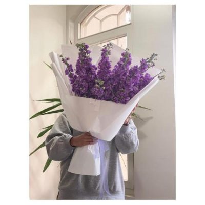 دسته گل گل عروس و گلایول برای روز مادر 4503
