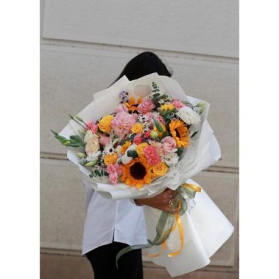 دسته گل رز مینیاتوری برای روز مادر 4371