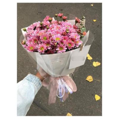 دسته گل ژیپسوفیلا و شیپوری برای روز زن 4496