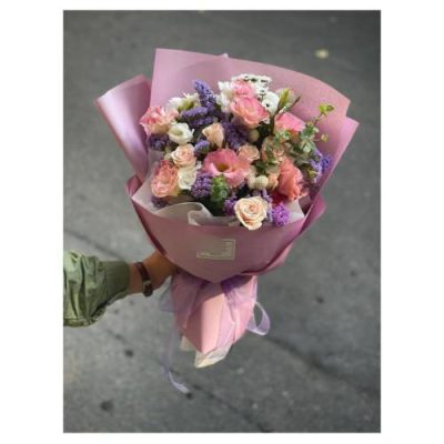 دسته گل ژیپسوفیلا و مریم برای روز مادر 4495