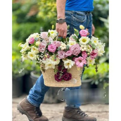 سبد گل گلایول و مخلصه برای روز مادر 4664
