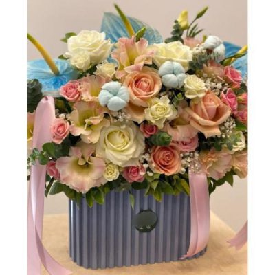 باکس گل گلایول برای روز مادر 4672