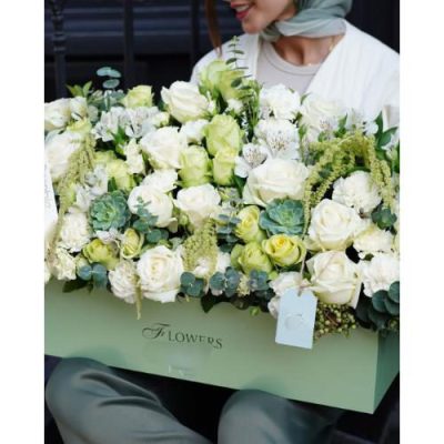 باکس گل ژیپسوفیلا و داودی برای روز مادر 4773