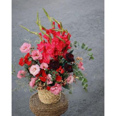 باکس گل گلایول و ورنیکا برای روز مادر 4659