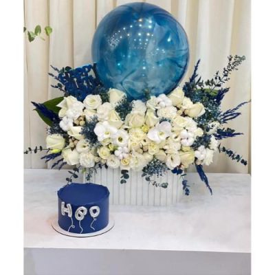 سبد گل استرلیتزیا و آنمون برای روز مادر 4798