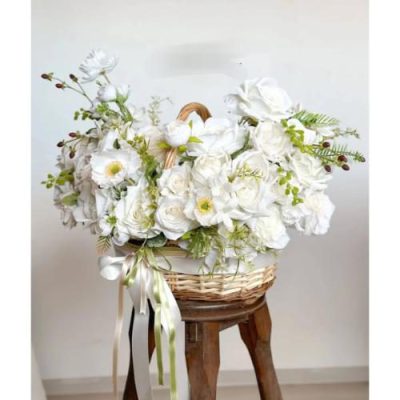 سبد گل اوکالیپتوس برای روز زن 4685