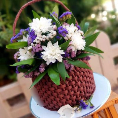 سبد گل عروس برای روز مادر 4683